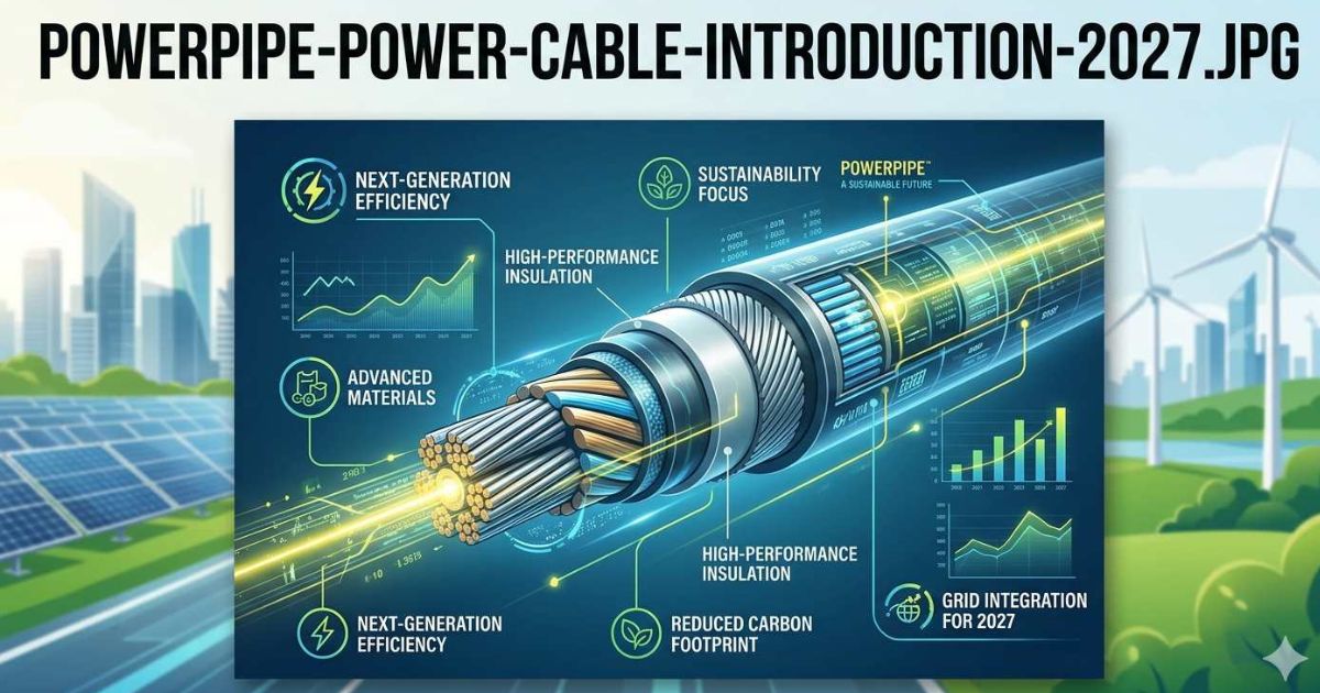 PowerPipe power cable introduction showing touch-safe Class 4 fault-managed power cable for smart buildings
