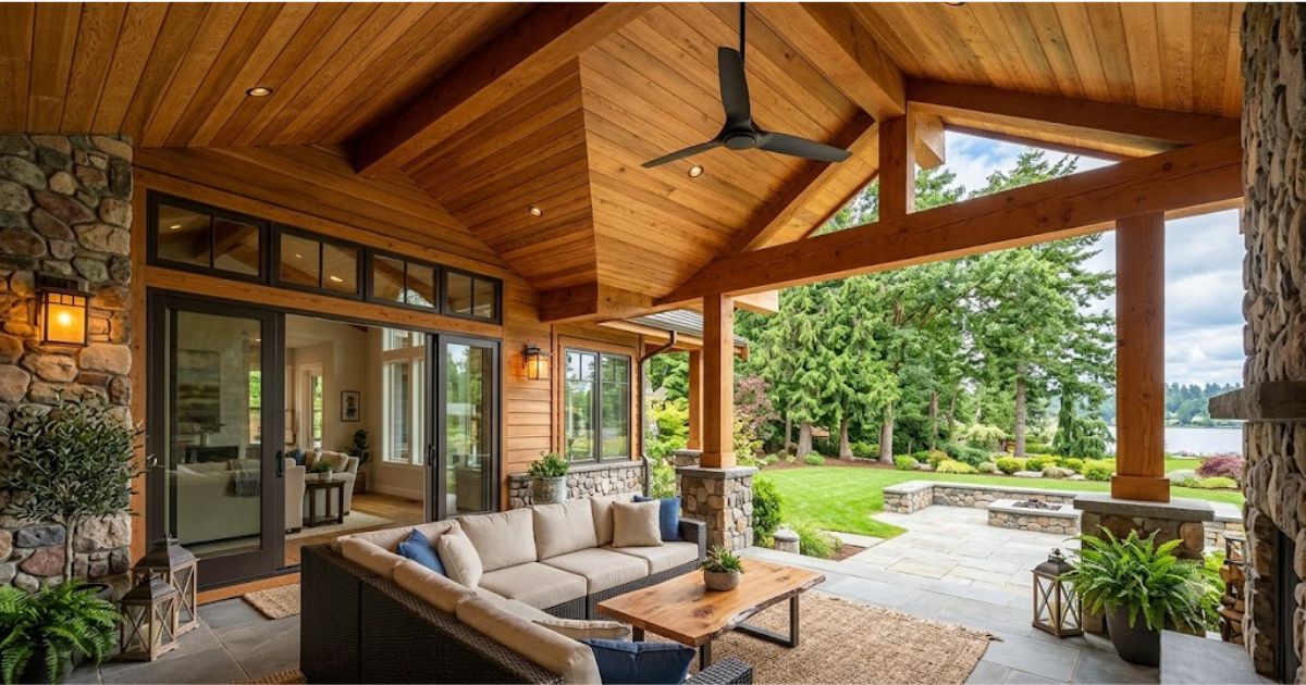 Choosing the best exterior ceiling material based on climate, maintenance, and home style
