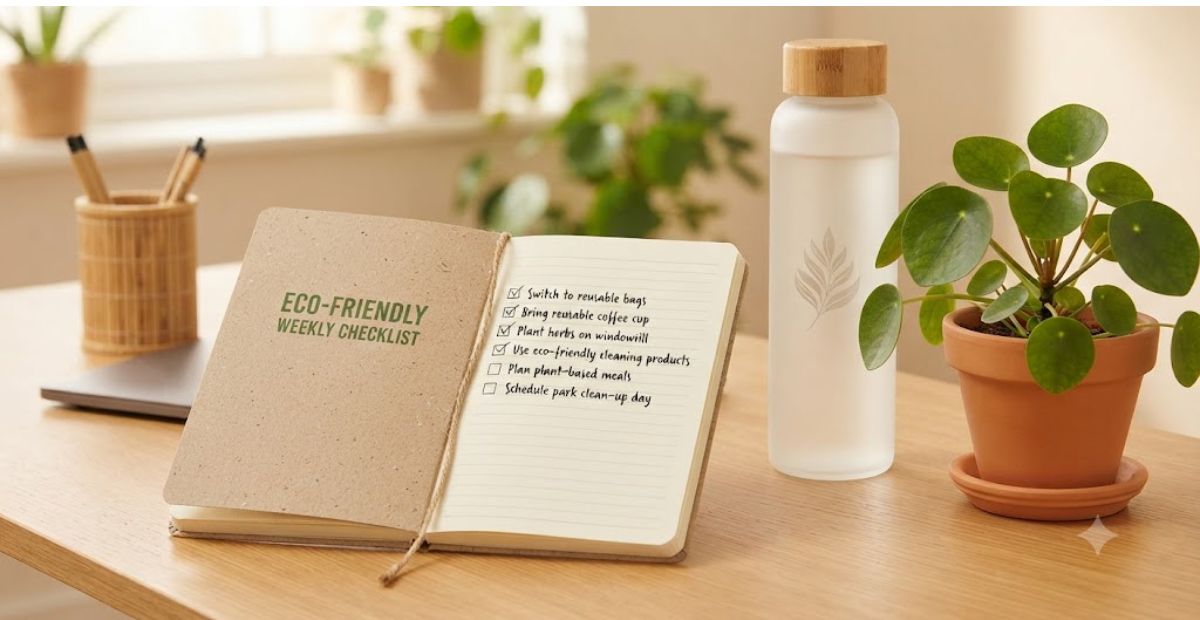 simple checklist for starting a low-waste lifestyle at home